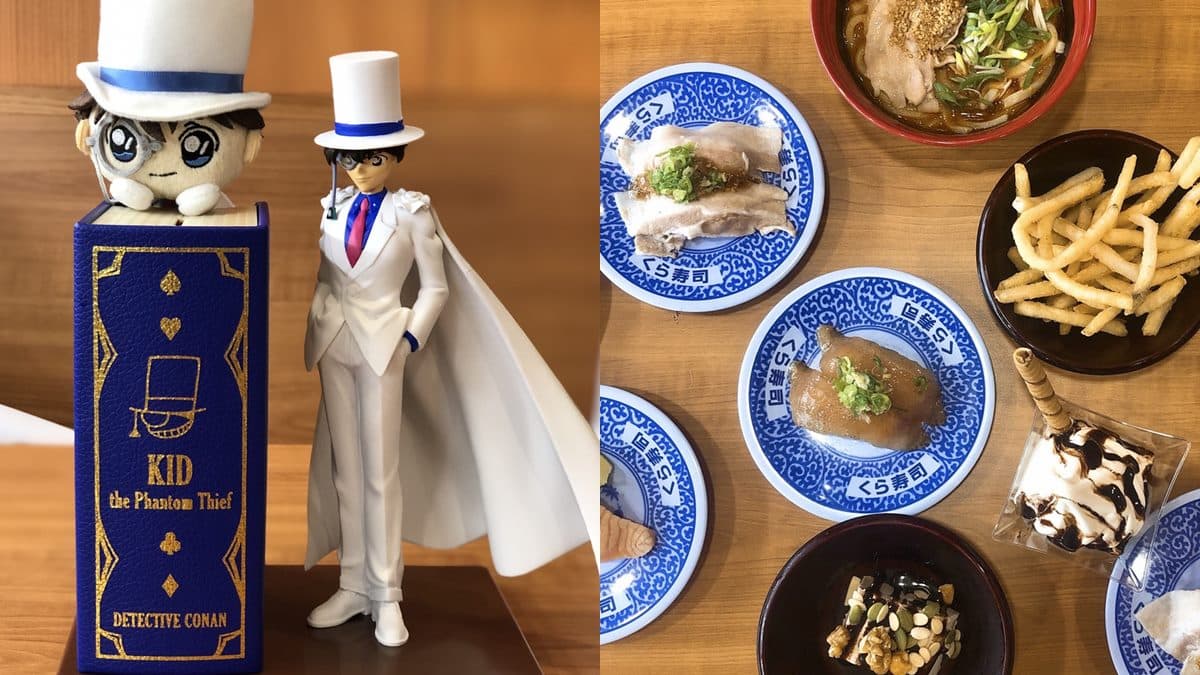柯南迷瘋了！「藏壽司」坐鎮新北7/29前9折，限量送「怪盜基德存錢筒」