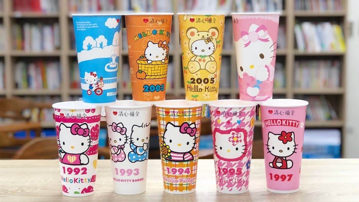 「Kitty年份杯」最後一波！清心第4波「Hello Kitty聯名杯」，萌到想全蒐