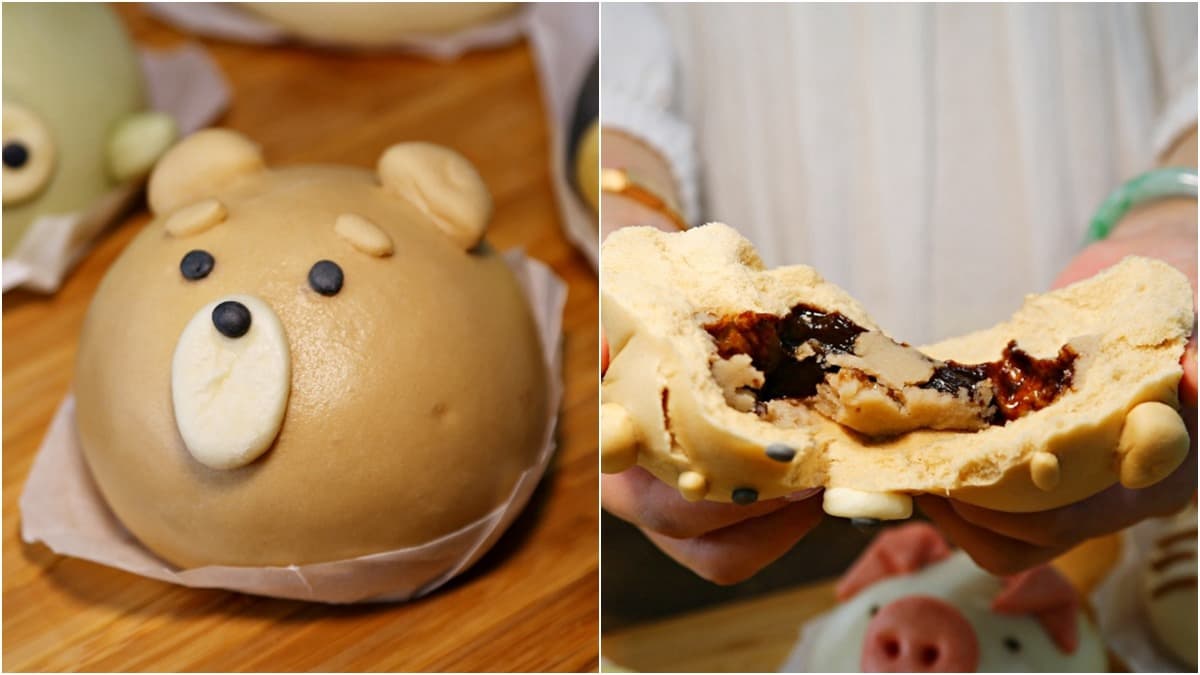 超可愛「小豬肉包」，包子饅頭也成網購名店，卡通造型小孩搶著要