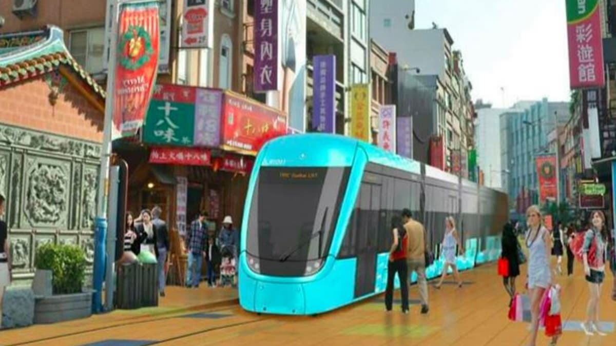淡水人注意！淡海輕軌「開進老街」，「人車混合」現象將定時發生