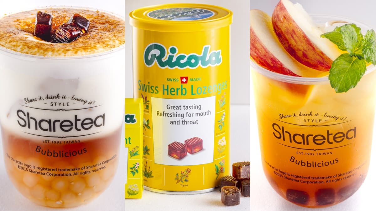 喉糖變飲料敢喝嗎？Sharetea與利口樂推「喉糖珍珠厚奶」+送隨身包喉糖