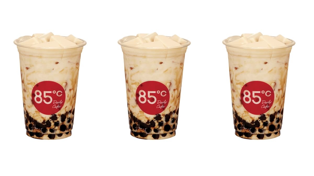 豆花迷預備備！85度C「豆花飲料」連4天第2杯半價，加碼佩佩豬蛋糕