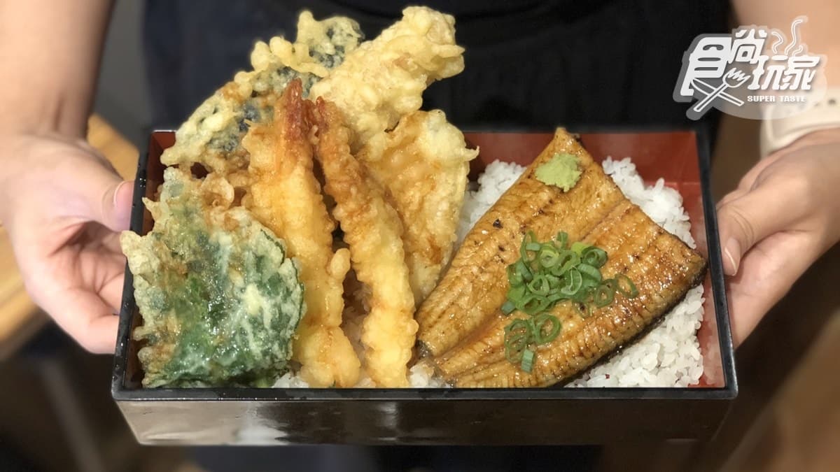 【新開店】這碗丼飯CP值好高！烤鰻魚、氷見烏龍麵、炸天婦羅三拼，還有折扣不到350元