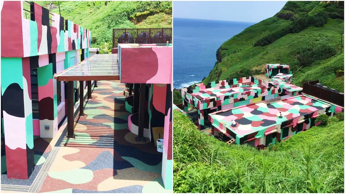 東北角新祕境「限時開放」！軍營變身「粉紅迷彩」一秒甜美，還有超萌五色梯