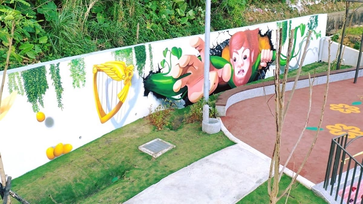全新兒童遊戲場來囉！瘋玩4600坪「花朵樂園」：４種造型溜滑梯＋8大主題區