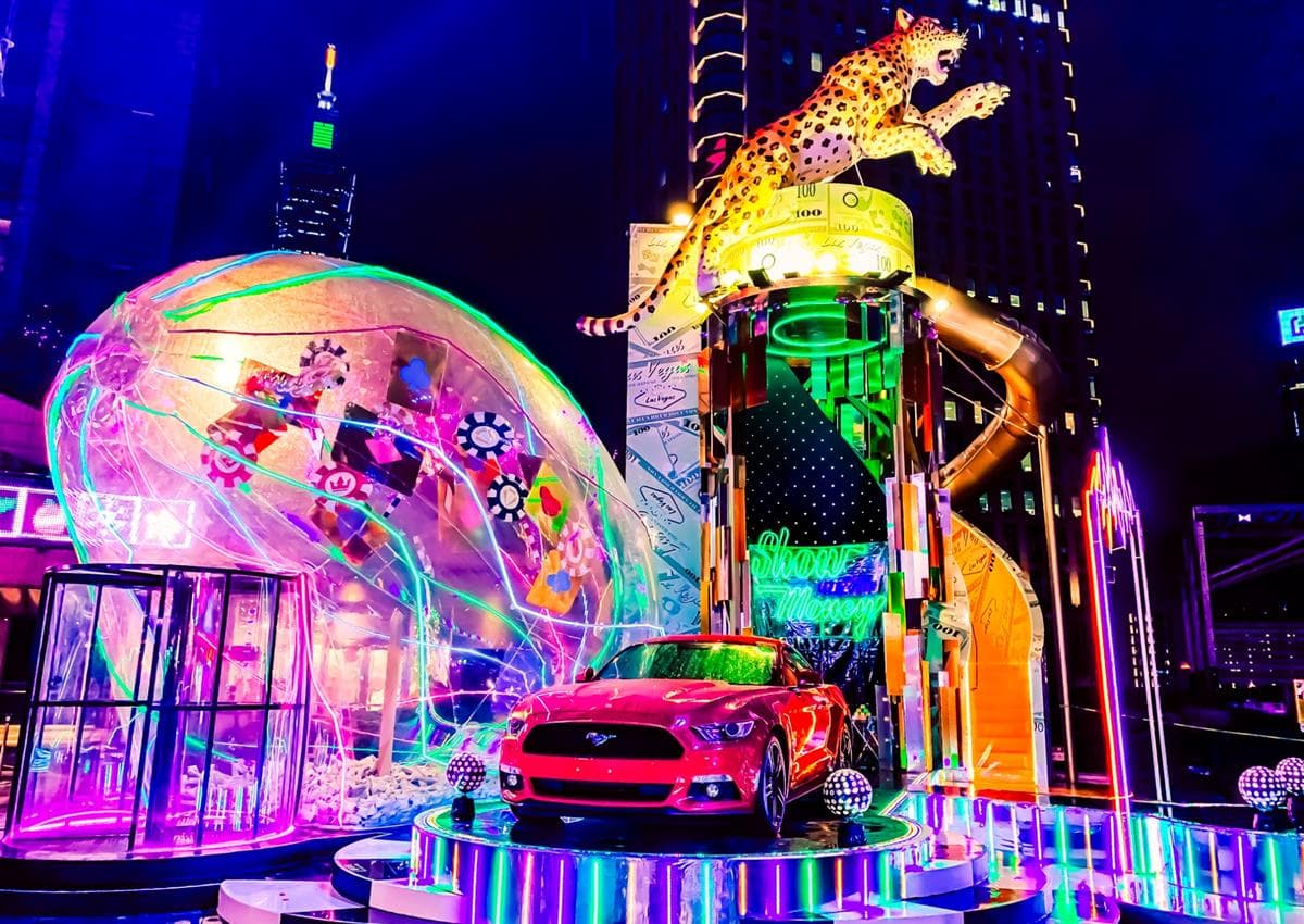 一秒置身美國Las Vegas！統一百貨耶誕「美拍打卡點」一個都不能漏勾