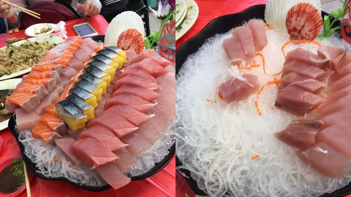 後壁湖超狂生魚片！2份大綜只要400元，網暴動：「那個厚度很可以」