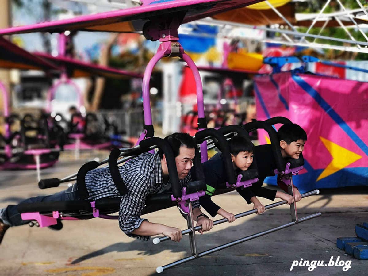 高雄「摩天輪」車廂360度旋轉超刺激！期間限定親子樂園有40項設施