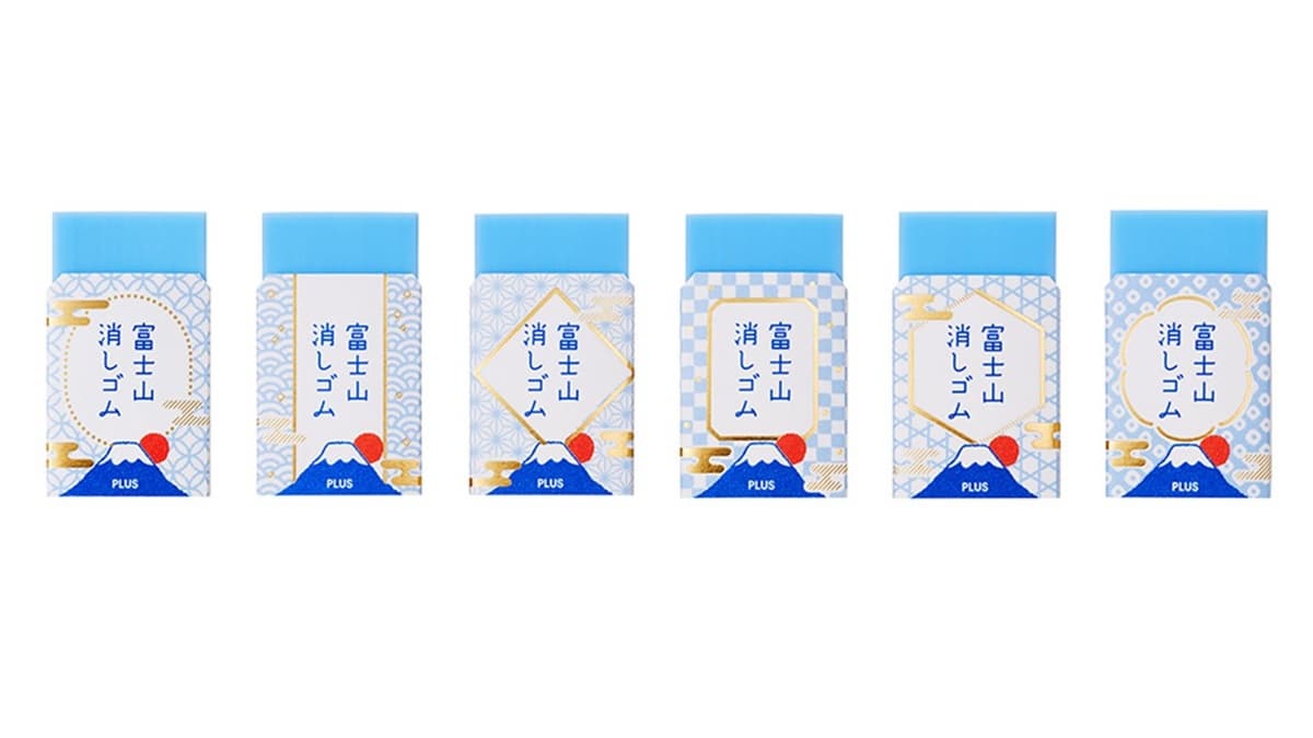 會擦上癮！超人氣日本文具「富士山橡皮擦」重新上架，6款金箔包裝「再也不怕買不到」