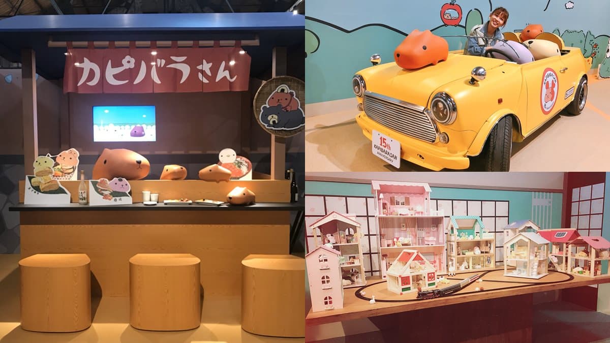 最療癒的一天！圓滾滾「水豚君日日是好日」展，必坐「旋轉駱馬君」