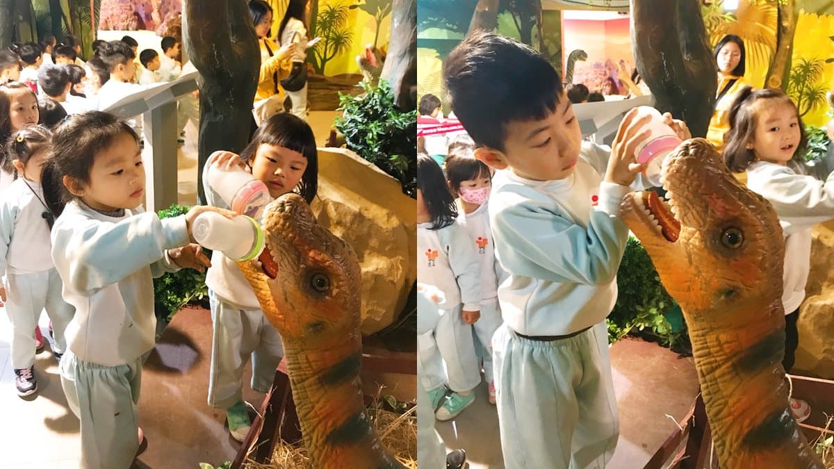 坐4公尺暴龍拍照!「恐龍大鬧兒童新樂園」特展,餵食恐龍玩闖關遊戲 坐4公尺暴龍拍照!「恐龍大鬧兒童新樂園」特展,餵食恐龍玩闖關遊戲