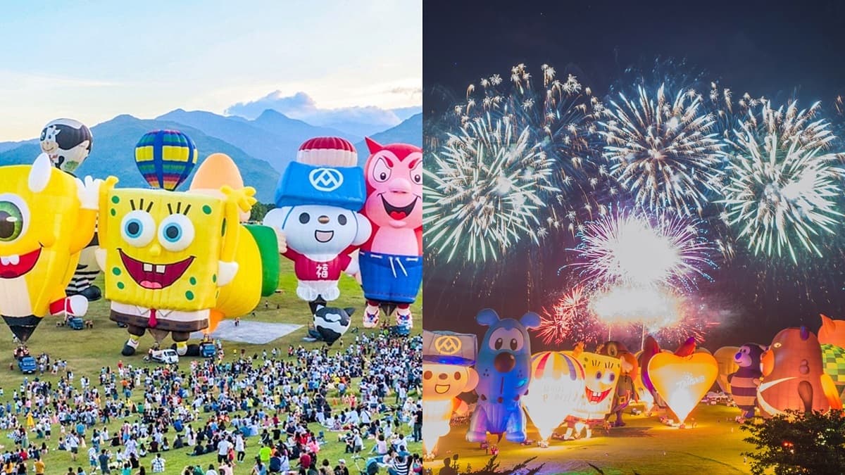 台東熱氣球「最早場次」5月就能看!8場熱氣球光雕、7次星空音樂會可拍