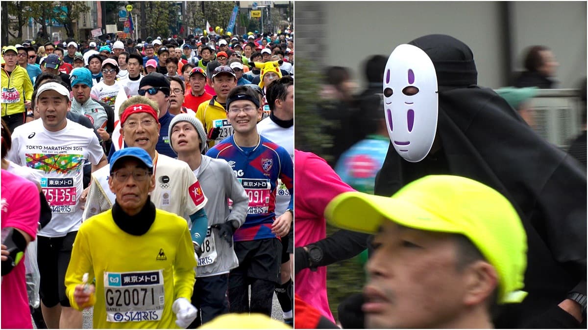 奧運倒數158天...東京馬拉松「取消3萬參賽權」,現場噴酒精發口罩、終點發濕紙巾