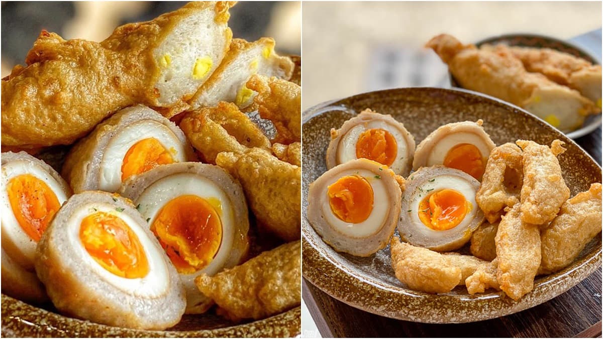 【新開店】想吃下午茶了！台南手工現做甜不辣，「岩漿系」金黃溏心蛋超誘人