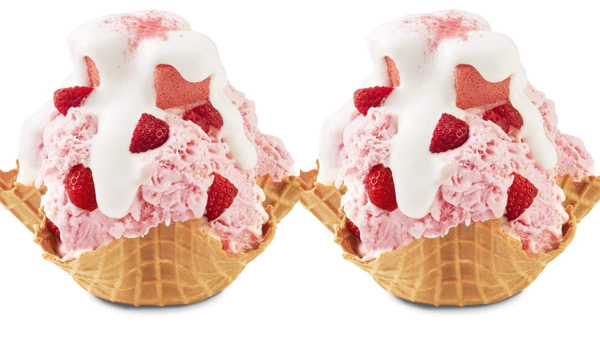 吃冰囉！COLD STONE最新「草莓蛋糕奶蓋冰淇淋」，連3天第2杯50元