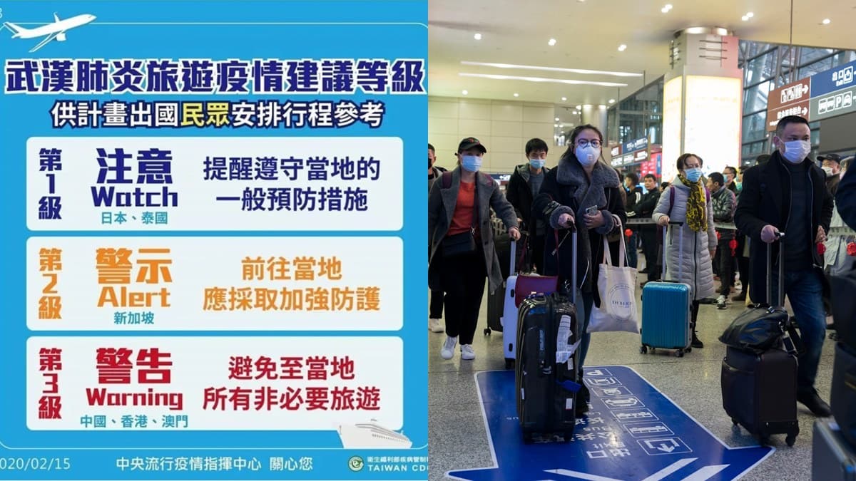 南韓確診失速!疫情建議直升「三級警告」,韓→台「14天居家檢疫」明起動 南韓確診失速!疫情建議直升「三級警告」,韓→台「14天居家檢疫」明起動