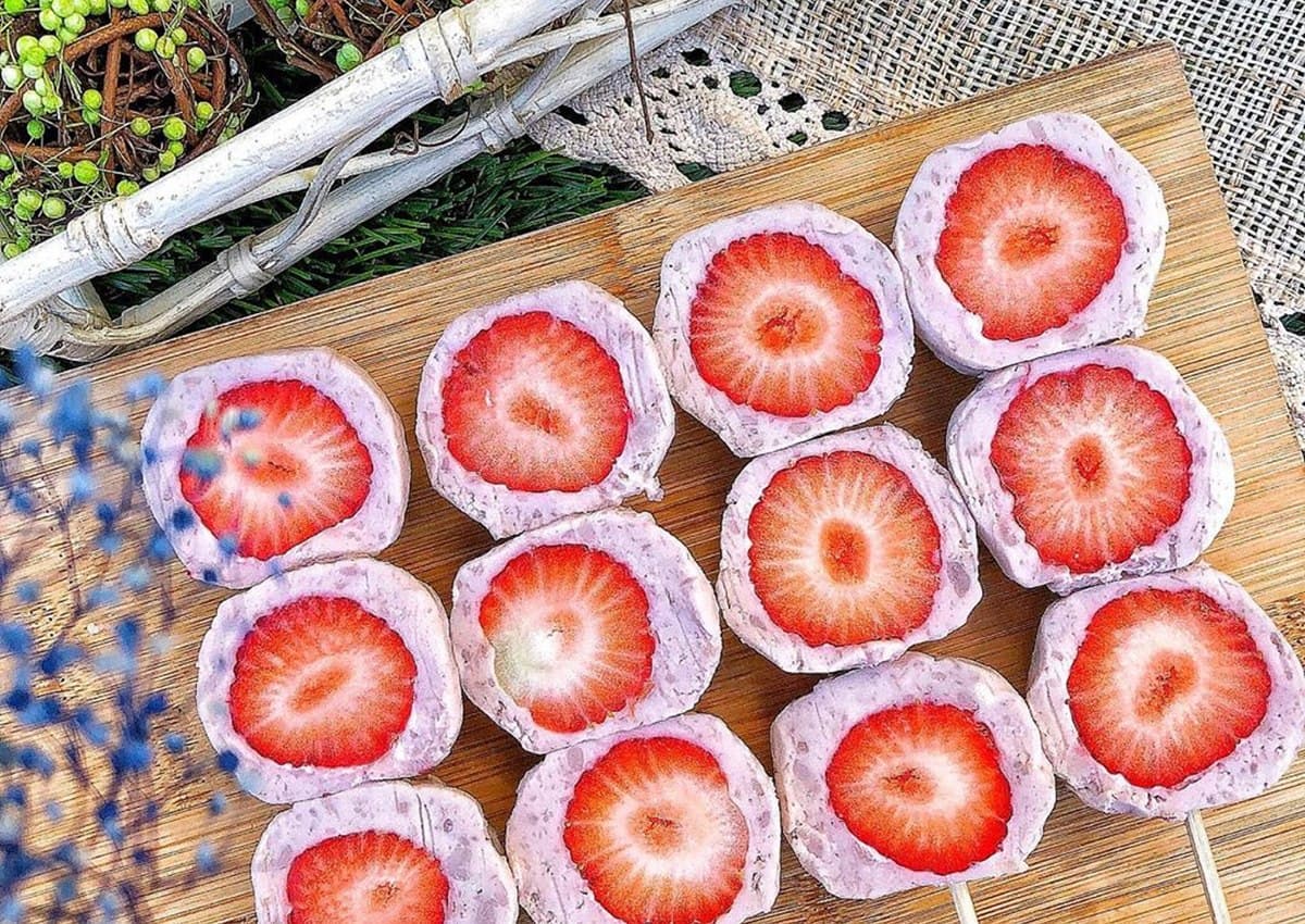 芋頭控必吃！IG打卡聖品「草莓、奇異果芋泥球」，還有超邪惡「芒果口味」