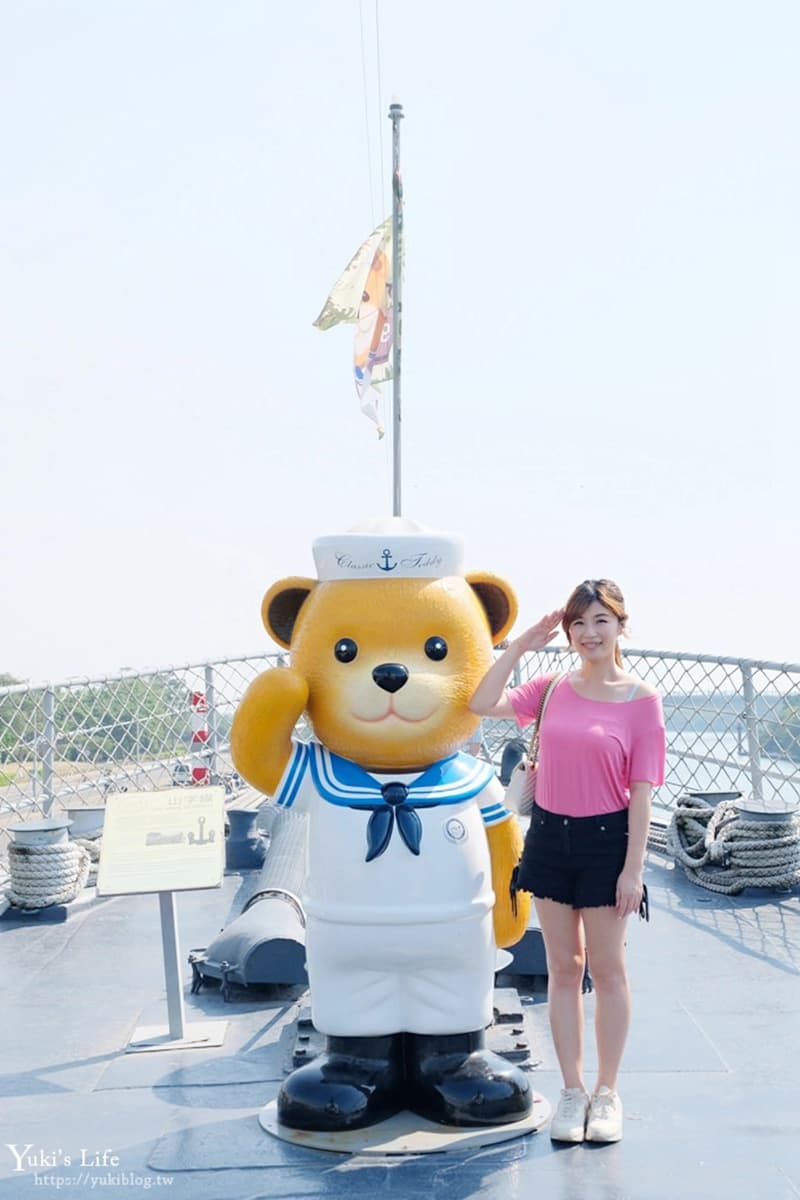 把握最後機會拍「3公尺高水手服泰迪熊」，台南德陽艦特展時間延長囉