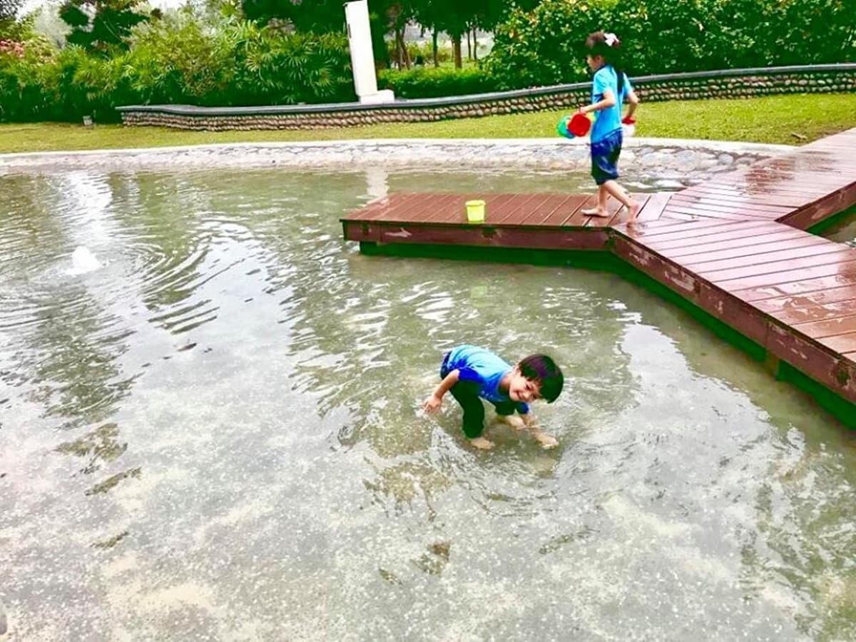 338714親子戲水5行程：海神宮撈魚、水圳玩漂漂河，順吃黃金無毒蝦、行動滷肉飯