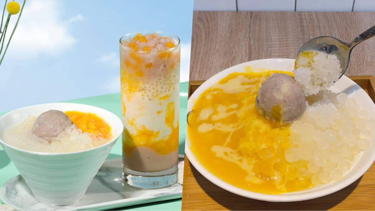 芒果尬芋泥！清原芋圓推「楊枝芋露系列」，一次推出手搖飲與冰品一起消暑