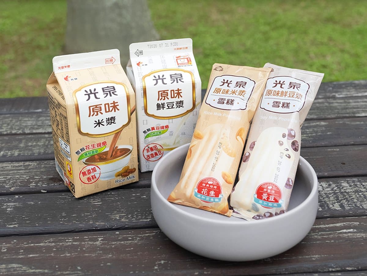 早餐必喝豆漿變冰棒！萊爾富x光泉推「豆漿珍珠」「米漿花生」雪糕