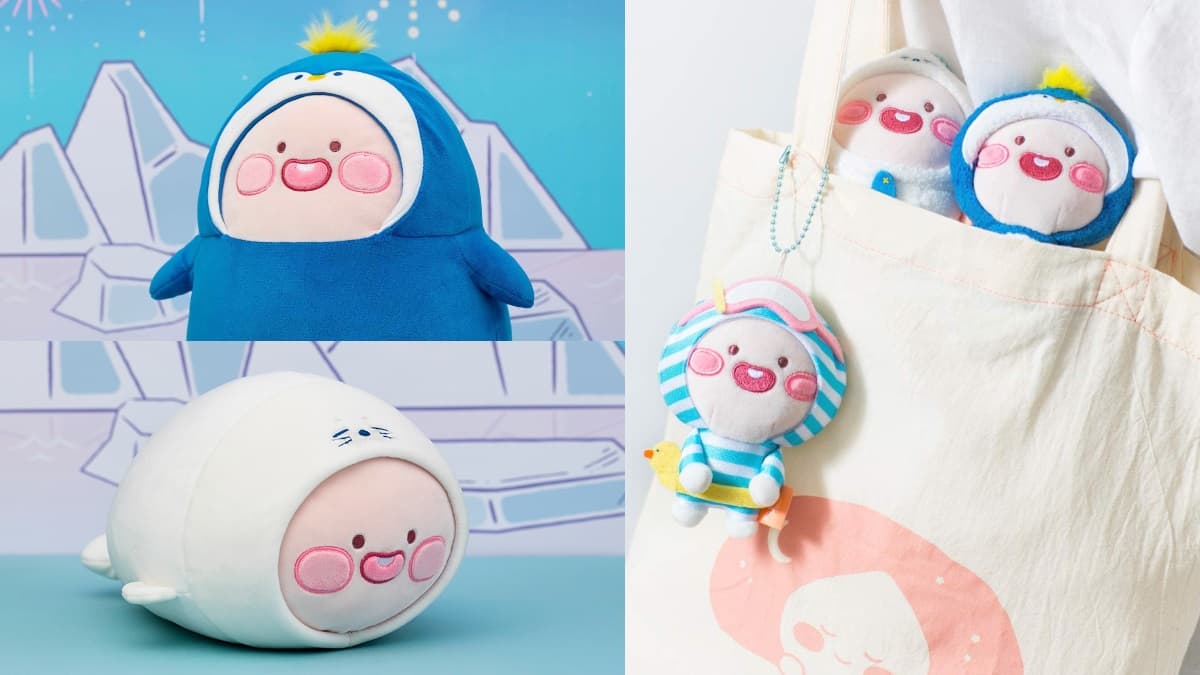 萌爆「企鵝+海豹裝Apeach」幫你消暑！日本獨家「南極版Kakao Friends」網上買得到