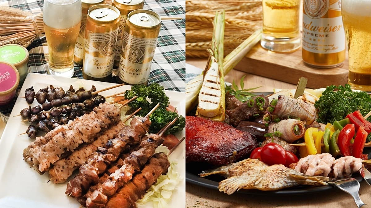 超狂「串燒吃到飽」近半價！每人750元嗑現切牛排、超大戰斧，還有啤酒喝到飽