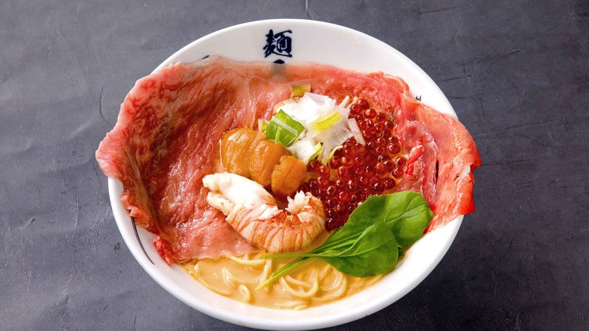 極度痛風拉麵只賣這3天，日本和牛、北海道海膽、鮭魚卵、扇蝦通通來