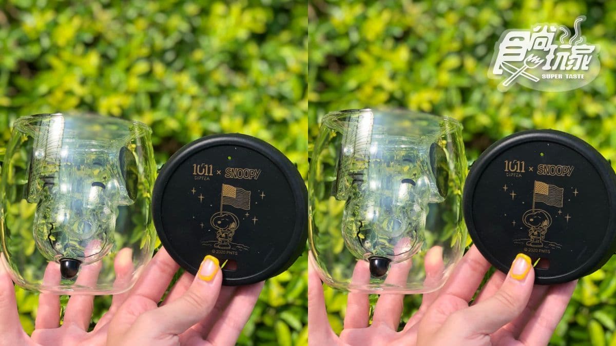 全黑Snoopy超酷！人氣手搖飲推3款史努比周邊，先搶名片造型杯