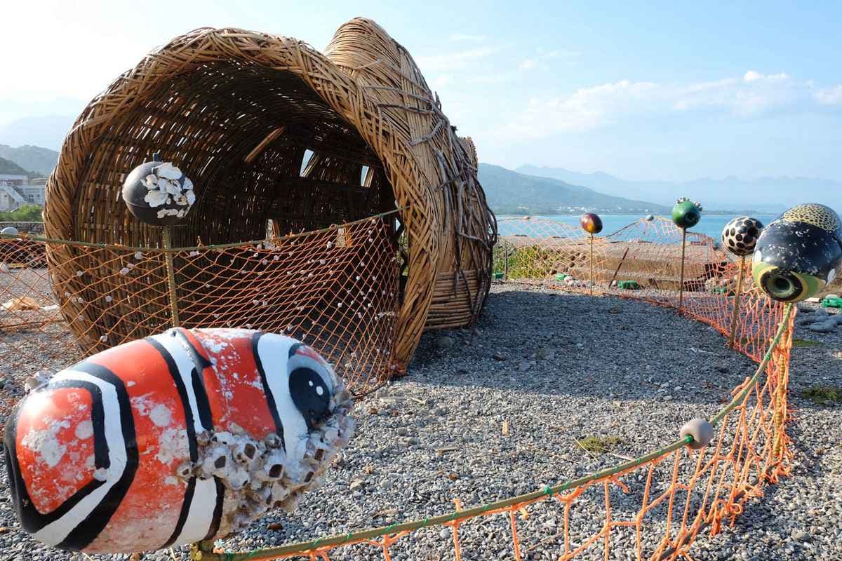 太平洋美拍點再+2，三仙台找「阿公的魚簍」，螃蟹馬賽克拼貼超Q