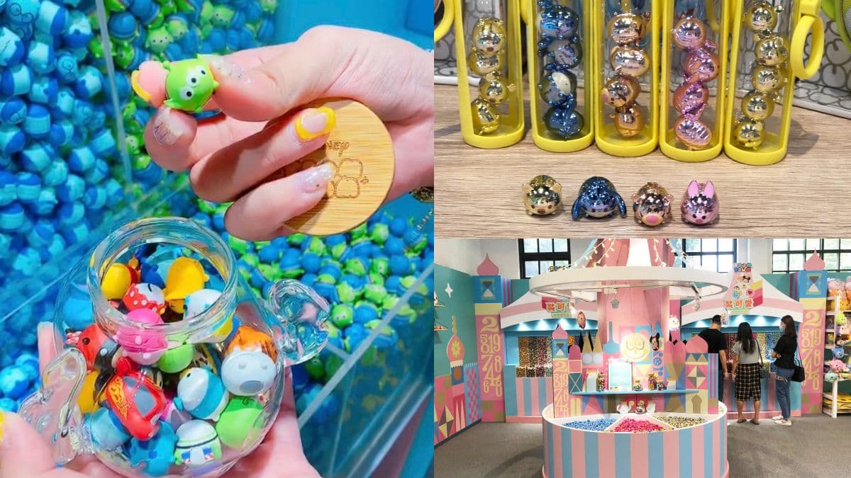 迪士尼「TSUM TSUM裝可愛快閃店」免費逛，先買迷你公仔玻璃瓶