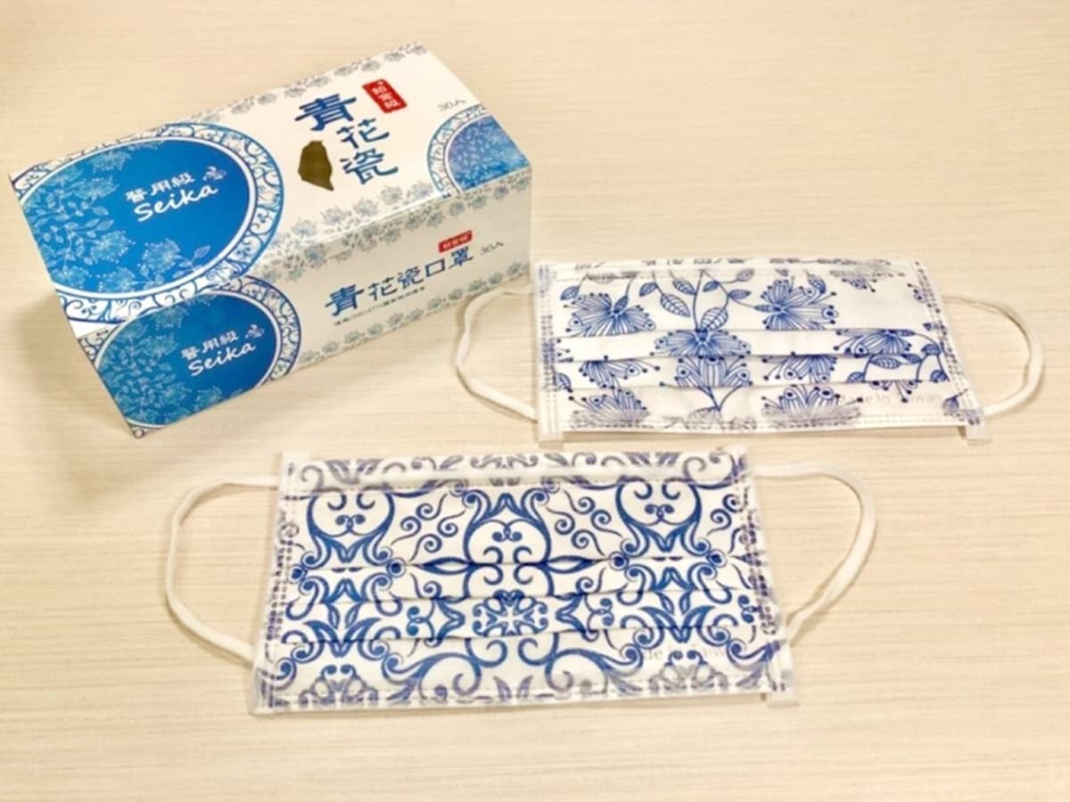 3大通路限定口罩！超美「青花瓷」口罩、台灣黑熊包裝、彩色迷彩通通有