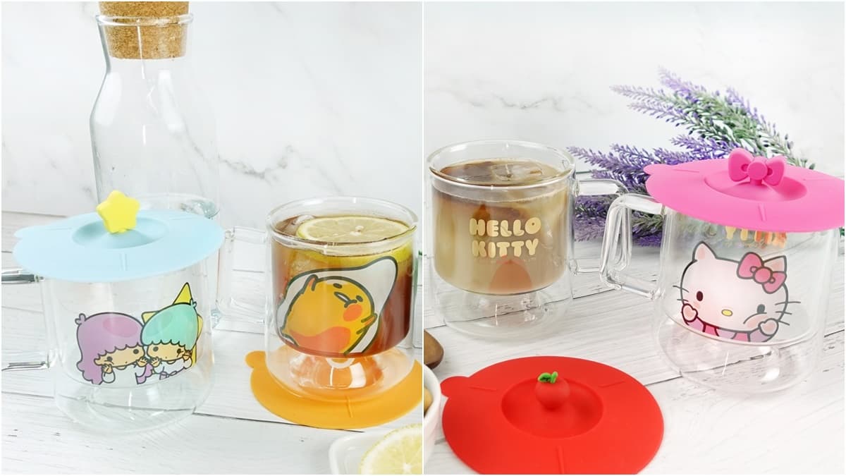 三麗鷗放大絕！新Hello Kitty口罩掛繩收納組、蛋黃哥雙層玻璃杯，都在小七獨家開賣