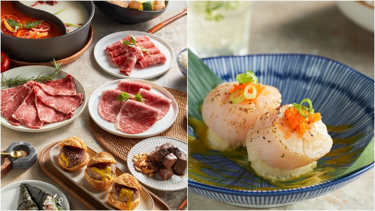 【新開店】肉多多新品牌和牛鍋物吃到飽！台南1號店試營運免費吃2顆「炙燒大干貝」