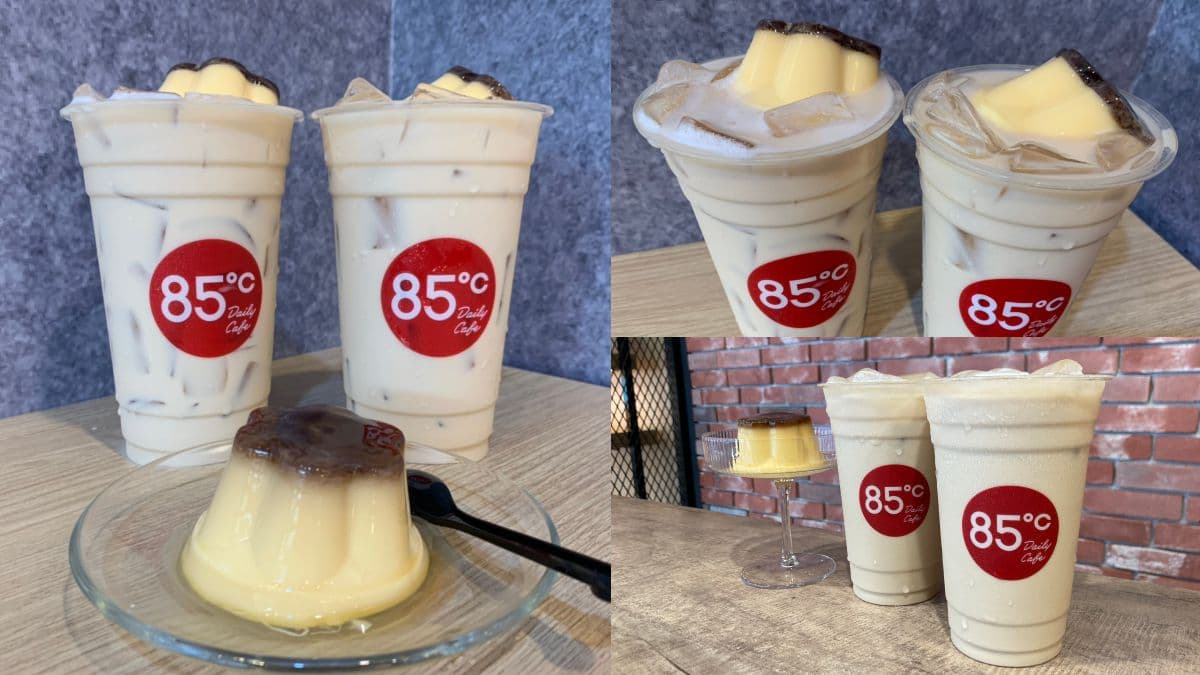 布丁控要一次喝2杯！85度c連續4天推出「布丁奶茶第2杯10元」