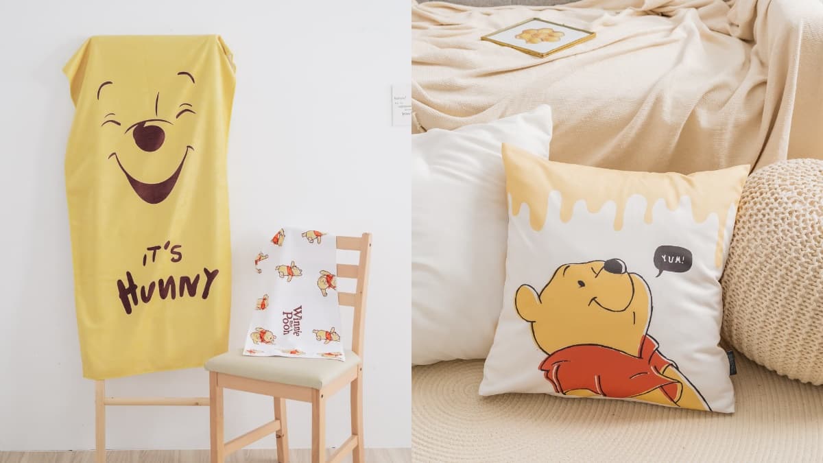 一秒置身維尼世界！生活倉庫9款獨家「小熊維尼手繪系列」新品，田園風床包組萌翻