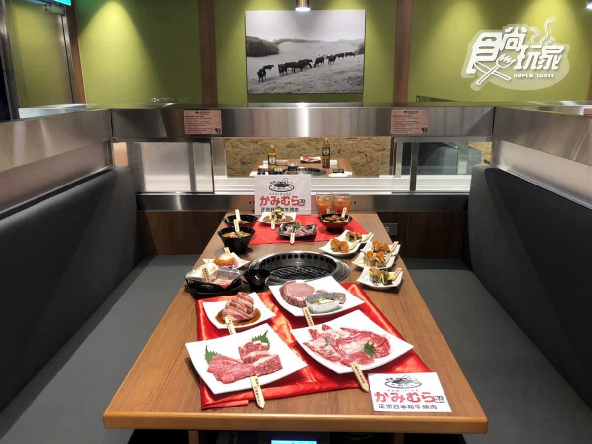 【新開店】一人599元100品燒肉吃到飽！日本超夯「上村牧場」登台，貼心燒肉列車直送到桌