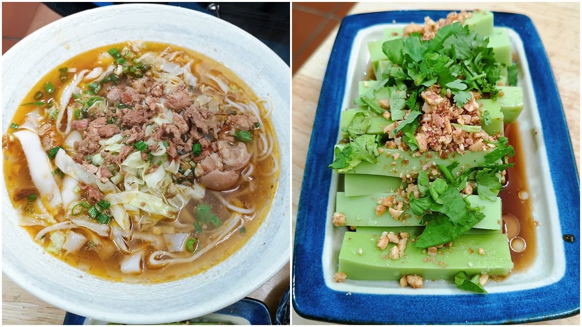 傳承三代！龍潭特製湯米干喝得到濃濃豬骨香，少見「碗豆粉」也必點