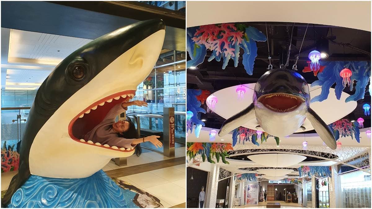 打卡海底世界！南港CITYLINK拍巨大「藍鯨」、星海燈飾，加碼送超Q鯨鯊保暖毯滿額禮