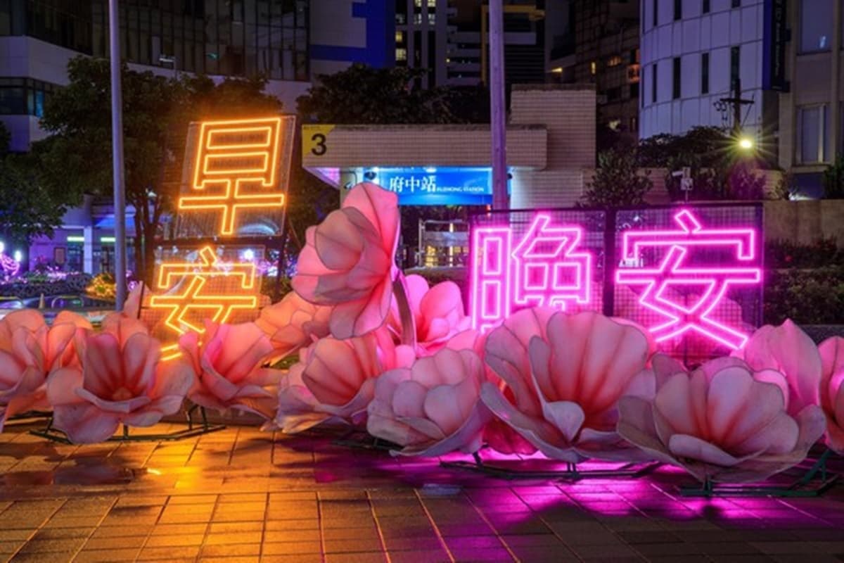 新北耶誕城「粉紅打卡點」！放大版熊貓外送箱這裡拍，還有隱藏版「實體化長輩圖」場景