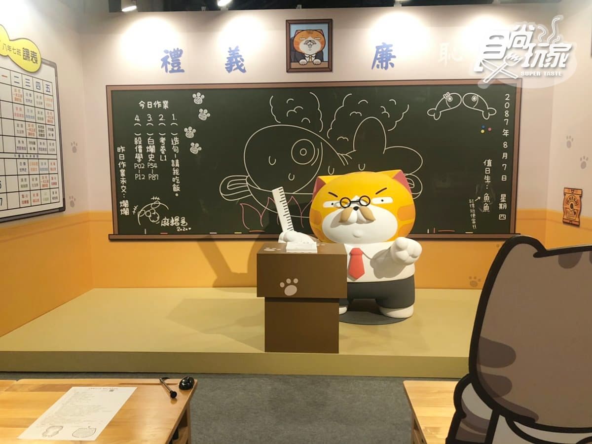 愈爛愈愛！人氣貼圖「白爛貓五週年特展」，打造12區超台味場景：爛又爛早餐、87銀行