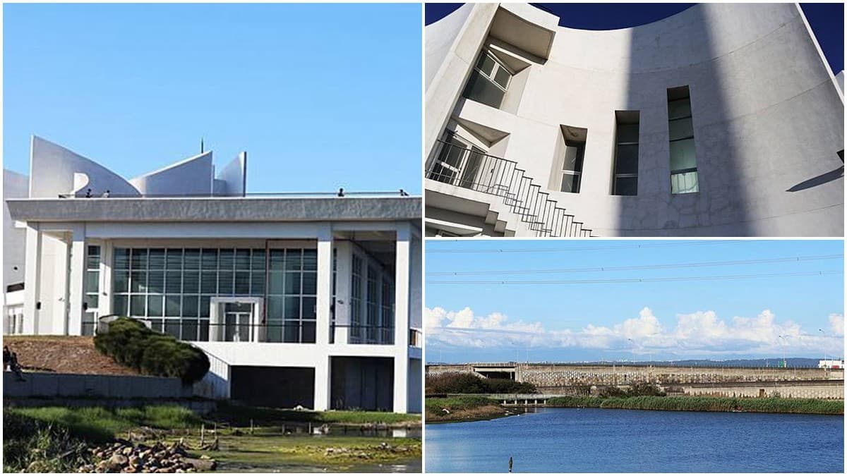 網美快朝聖！彰化「弧形白牆建築＋旋轉階梯」必拍，還能賞療癒海港風景