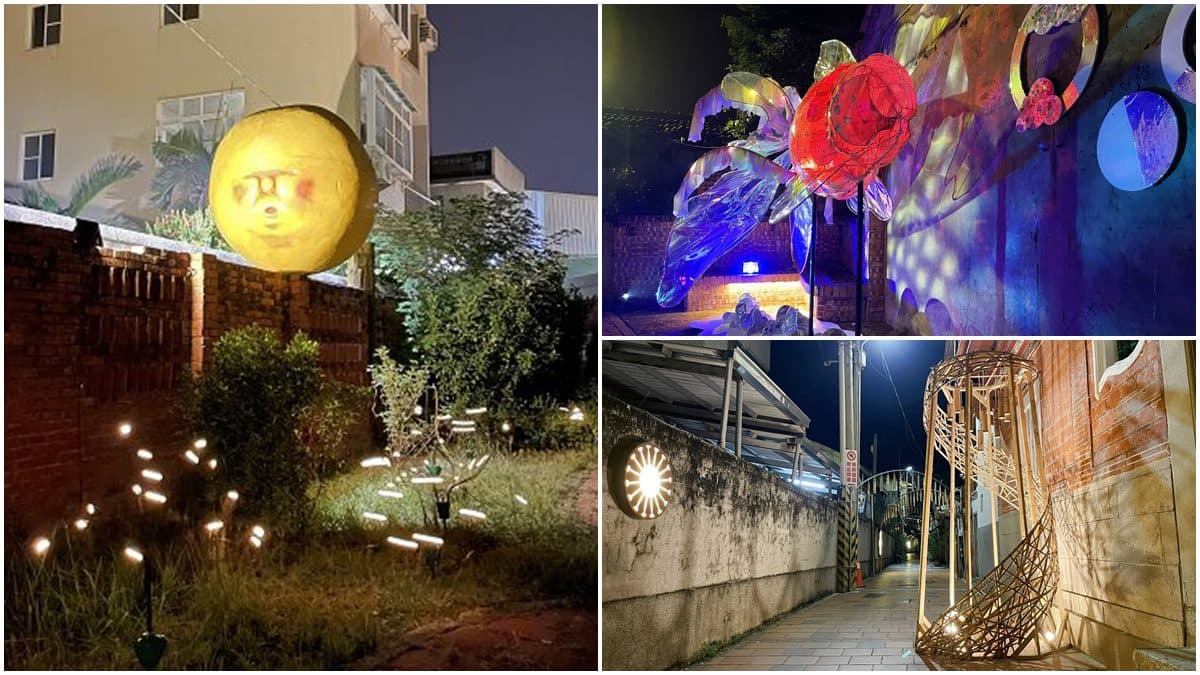 愈夜愈美麗！台南鹽水變身深夜美術館，打卡必拍魚鱗巷、造月工坊