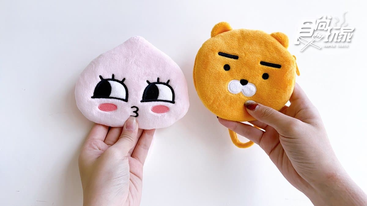 可愛又萌Q！KAKAO FRIENDS推出「萊恩、桃子大頭絨毛票卡零錢包」icash2.0，全台小七開搶