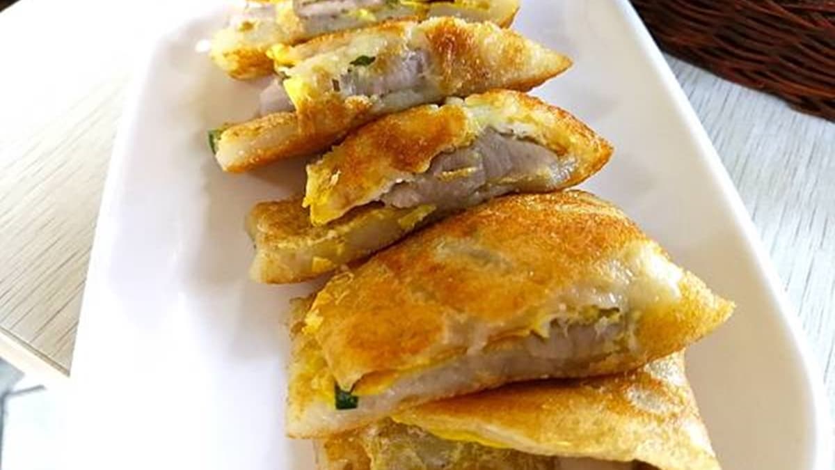 熟客才知道！隱藏版蛋餅只要15元，甜口味必點大甲芋泥