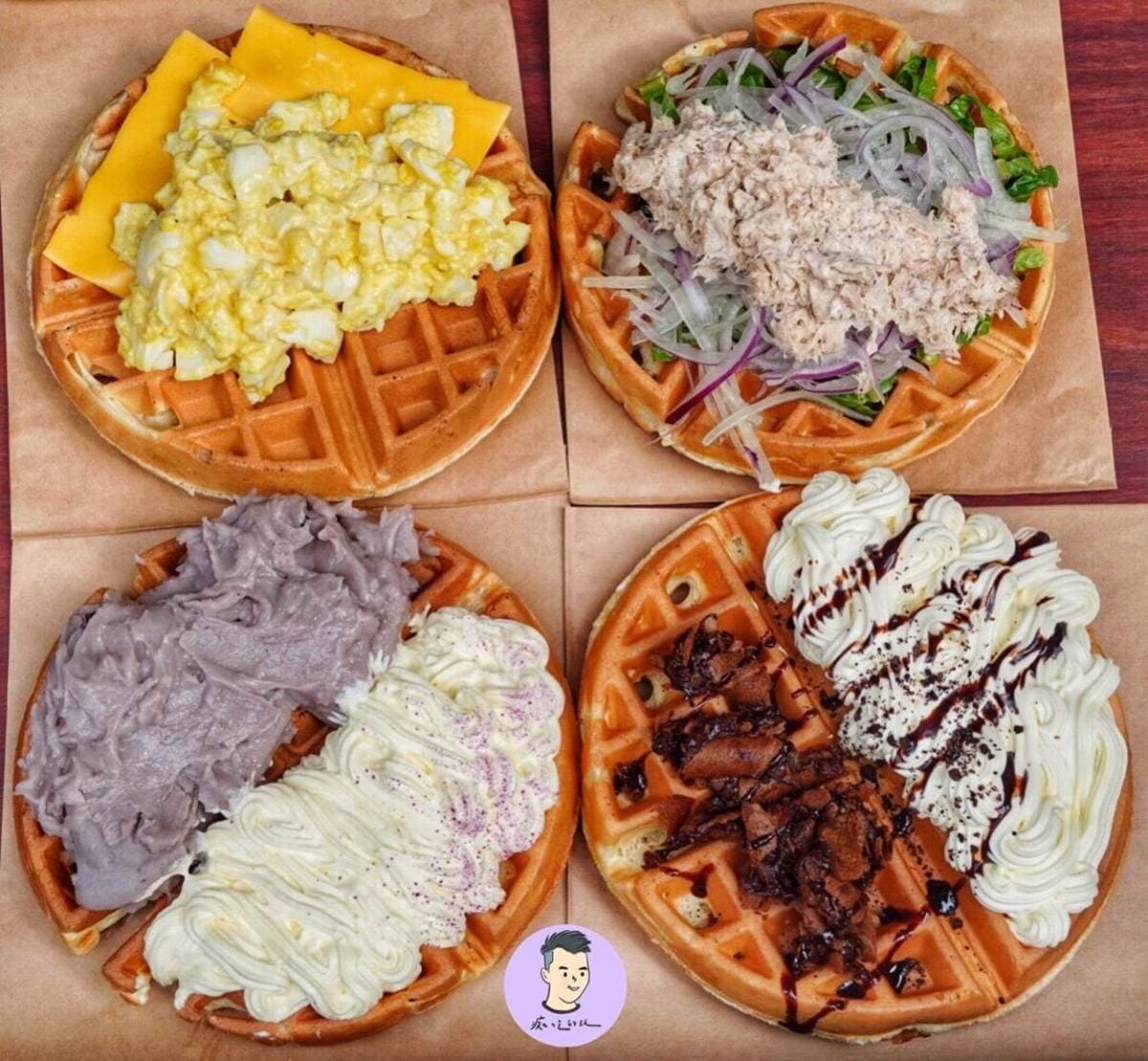 餡料多到爆出來!台南巨無霸鬆餅必點芋泥、起司蛋沙拉,每天還有創新口味 餡料多到爆出來!台南巨無霸鬆餅必點芋泥、起司蛋沙拉,每天還有創新口味