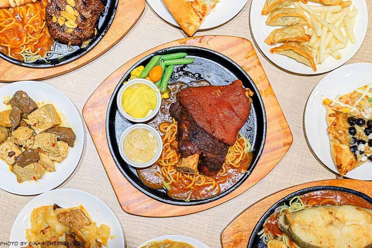 最低299元！台中佛心牛排館任吃珍珠披薩、滿料羅宋湯，打卡必點熊熊奶茶、夢幻泡泡