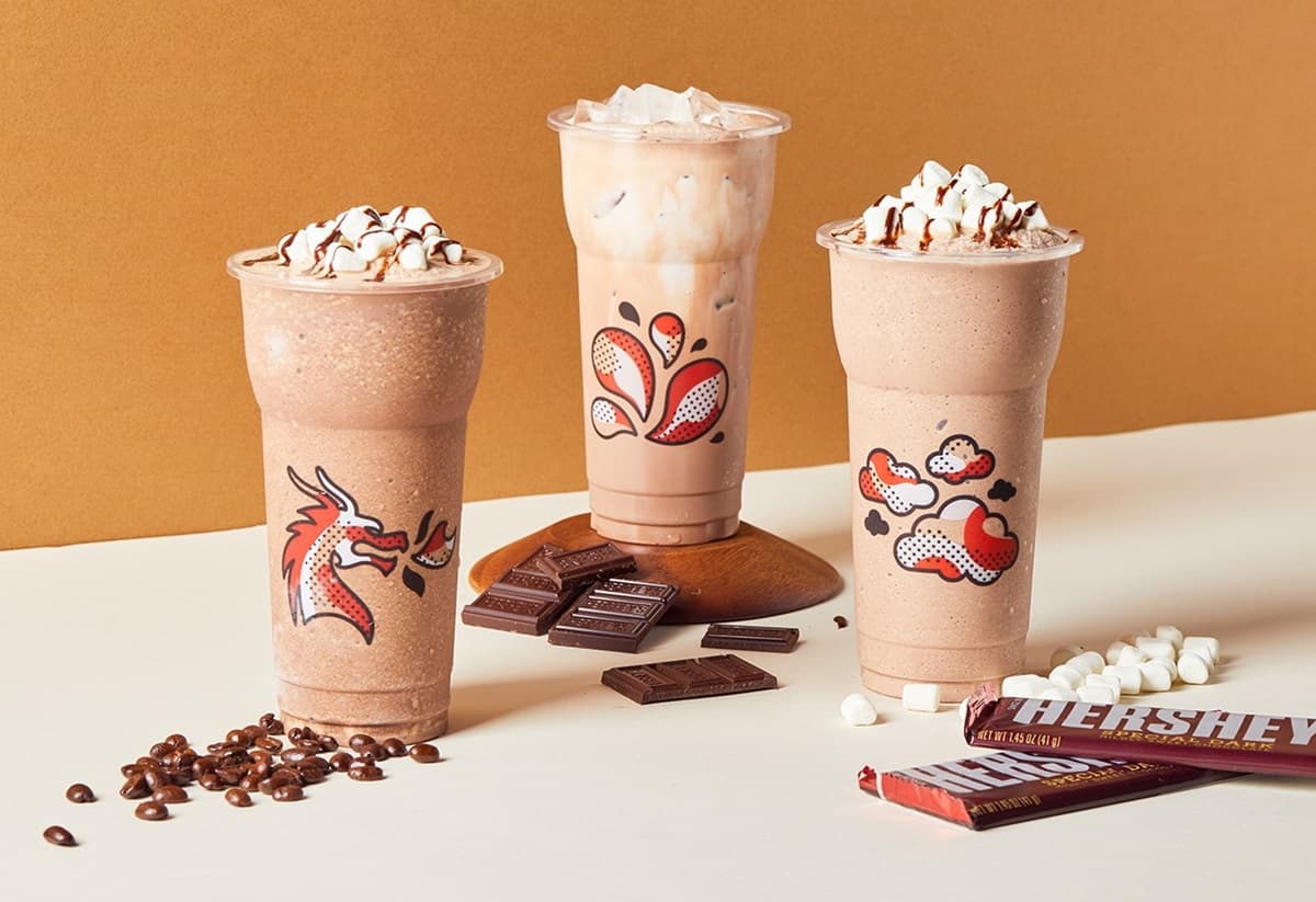 濃郁系巧克力飲來襲！美國功夫茶xHERSHEY’S推3款新品，情人節限定「第2杯半價」爽喝