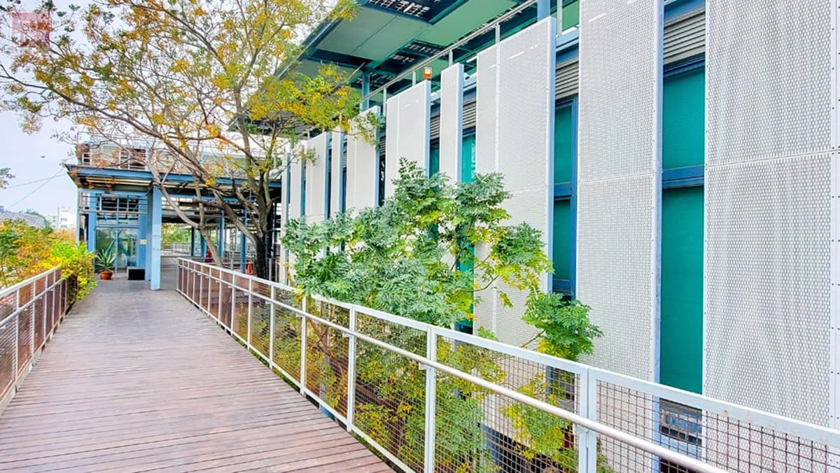 台南安平打卡熱點！星光牆2隻藍鯨優游超夢幻，「觀景樓」還能俯拍碼頭美景