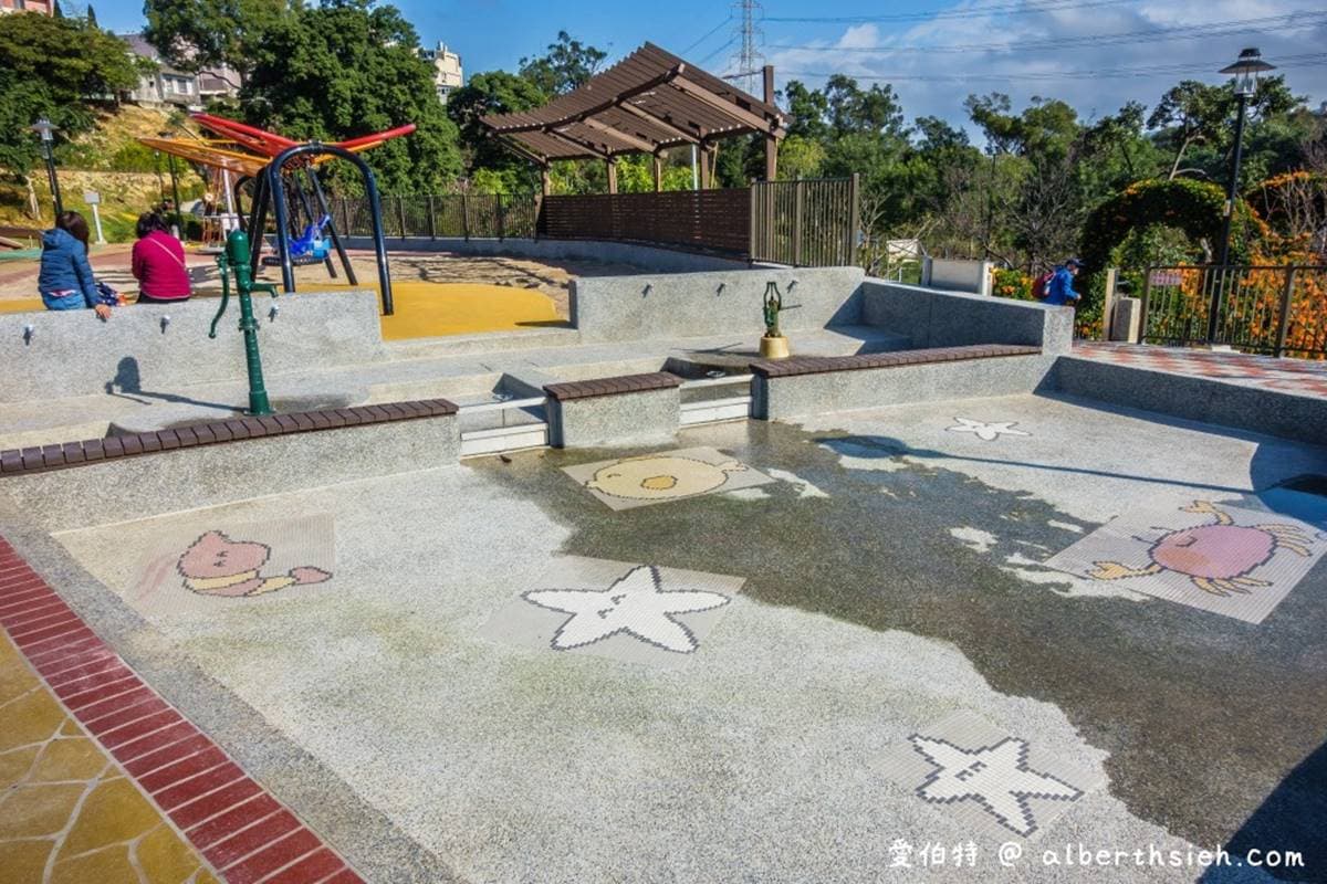 炮仗花都開好了！鶯歌公園3D彩繪階梯處處有驚喜，小孩瘋玩超高溜滑梯